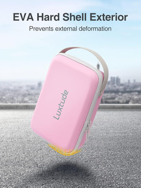 Luxtude Electronic Organizer Travel Case, Portable Tech Bag for Apple Accessories/Magic Mouse/SD/Cash/Card/Pen