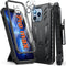 FNTCASE iPhone 13 Pro Max Case: Rugged, Military Grade Shockproof, Drop Proof, with Kickstand & Belt-Clip Holster,