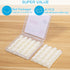 Adhesive Cable Clips White (Large, 45 PCS) - Upgraded Wire Clips for Cord Management