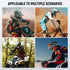 NEEWER Motorcycle Helmet Chin Strap Mount Kit - Compatible with GoPro Hero 13-7, Magnetic Quick Release Adapter