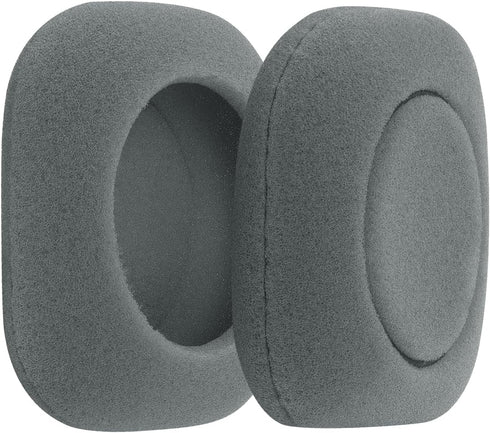 Geekria QuickFit Foam Replacement Ear Pads for Logitech H150 H151 H130 H250 Headphones Ear Cushions, Headset Earpads, Ear Cups Cover Repair Parts (Grey)