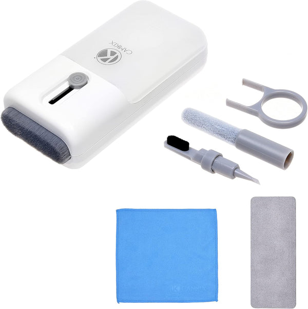 Camkix 6-in-1 Electronics Cleaning Kit - Key Puller, Flocking Sponge Cleaner, Pen Nibs, Cleaning Cloths