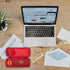 co2CREA Hard Travel Case for JBL Flip 6/FLIP 5, Waterproof Portable Bluetooth Speaker Case (Black + Inside Red)
