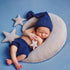 IGMaryBox Baby Moon Star Pillow Infant Posing Pillow Newborn Photography Prop Newborn Photography Posing Pillows Grey