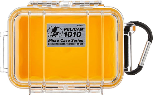 Pelican 1010 Micro Case (Yellow/Clear)