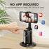 Auto Face Tracking Tripod - 360° Rotation Phone Holder with Remote, Gesture Control, Rechargeable Smart Shooting for
