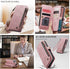 Defencase iPhone 13 Wallet Case - RFID Blocking Card Holder for Women and Men, Fashion PU Leather Magnetic Snap Flip,