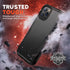 NTG Heavy-Duty Case for iPhone 12 Pro Max, Rugged Lightweight Slim Shockproof Protective Case, Black