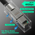 VCELINK Tool Free RJ45 Connectors Cat 8, Shielded Modular Plugs 40 Gbps 2000MHz PoE++, 2-Pack