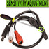 CCTV Microphone: Tiny Outdoor Security Microphone with High Sensitive Preamp for Surveillance, 2Pack