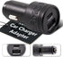 Mob Armor 38W Dual USB Quick-charge USB A + USB C Car Charger - Fast Charging Adapter for Car Phone Charger - Black