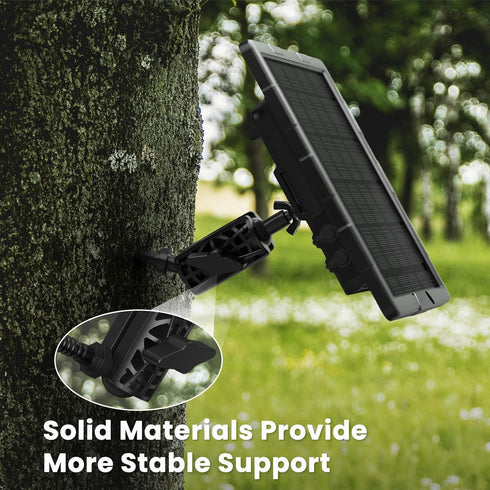 Adjustable Trail Camera Tree Mount, Outdoor Mounting Bracket Holder with Double 360 Swivel Tilt Ball Joints