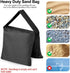 -4 Packs Set(Black) EMART Heavy Duty Sandbag Photo Studio Weight Bag Saddlebag Design for Photography Light Stand