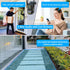 Dual Lens WiFi Security Camera Outdoor, PTZ Auto Tracking, HOM Security Surveillance System, Night Vision, 24/7