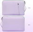 15.6 Inch Water-Resistant Laptop Sleeve Case with Handle for HP, Lenovo, Dell, ASUS, Acer Chromebook 15 - Purple