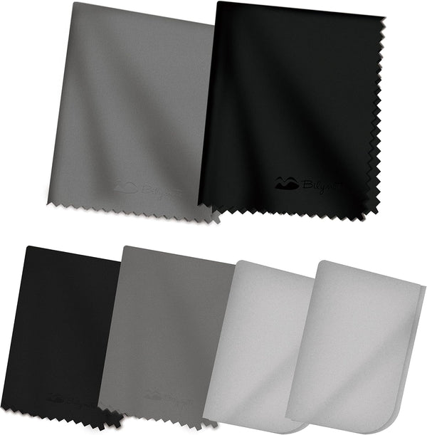 Bilymate Microfiber Cleaning Cloth - Lint Free, Ultra Absorbent for Electronics/Glasses/Cars, Reusable, 6