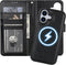 Bocasal for iPhone 17 Wallet Case Compatible with MagSafe Wireless Charging, RFID Blocking