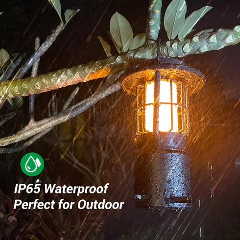 Outdoor Bluetooth Speaker, IP65 Waterproof Wireless Speaker with 3 Light Modes, Portable Gift for Camping and Parties