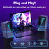 ROSON Computer Speakers, USB Powered 2.0 Gaming Speakers with Enhanced Bass and Volume Control for Laptop/Desktop