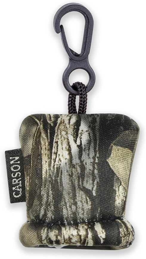 Carson Stuff-It Microfiber Lens Cloth Cleaning System for Eyeglasses, Smartphones, Tablets, Optics Lenses, Cameras and More, 6.25'' x 6.25'' - Mossy Oak Camouflage (SN-40MO)