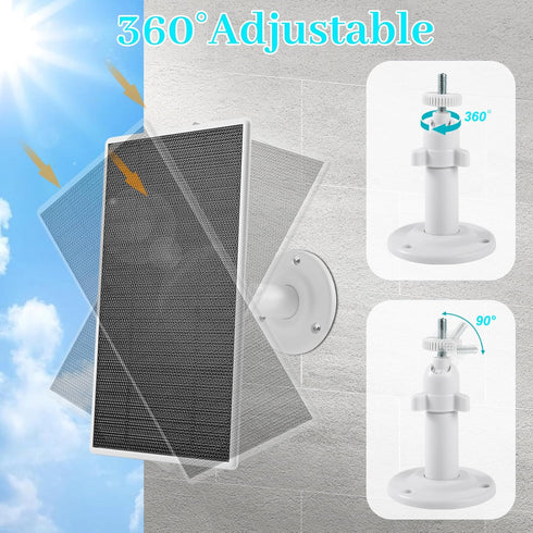 Solar Panel Charger for Arlo Camera, Compatible with Pro 4, Pro 5S, Pro 3, Ultra 2 & Ultra Cameras, 13ft Cable