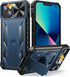 SOiOS for iPhone 16e Case 2025, Shockproof Military Grade Protective Cover with Kickstand for iPhone 13/14