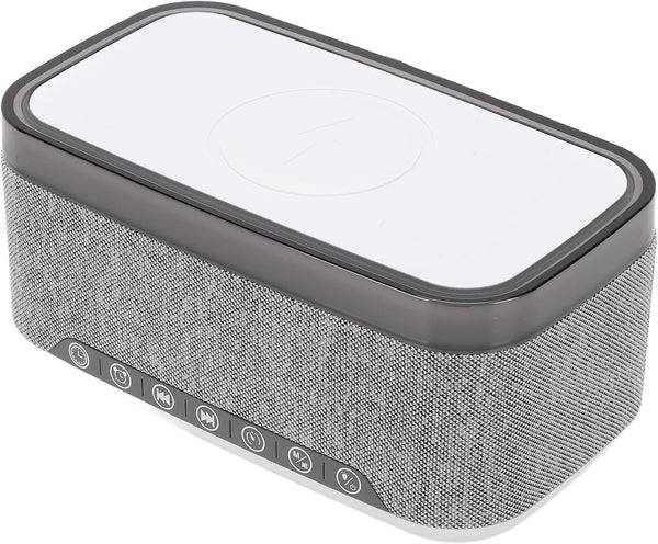 YUEHISY Bluetooth Speaker with Wireless Charging, Multifunctional Wireless Speaker, White Noise Sound Machine