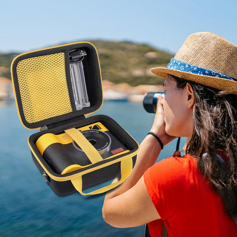khanka Hard Travel Case for KODAK Mini Shot 3 ERA/Mini Shot 3 Retro, Case Only (Yellow)