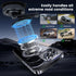 PIEPIE 360 Magnetic Car Phone Holder Mount Heavy Duty Metal Dash/Windshield Large Suction Cup for Non-Smooth