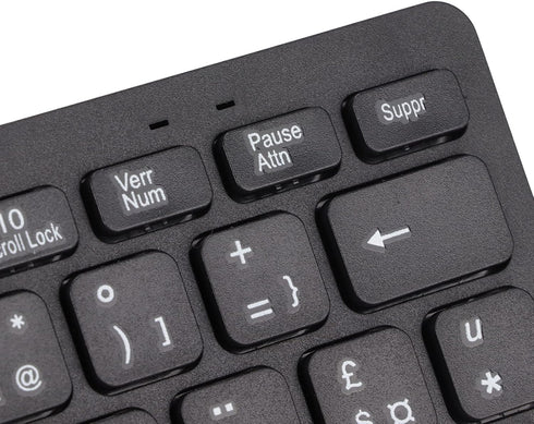 Yoidesu Wired Keyboard TT-A01, 78 Keys USB Mute Ultra Thin Mini Keyboard for PC Laptop (French)