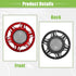 ACROPIX Pack of 4 Universal 6" Car Speaker Grills Cover Mesh Round Audio Speaker Protector Case