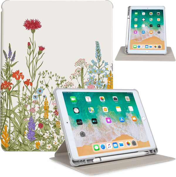 Rotating iPad 10.2/10.5 Case for iPad 9th/8th/7th Generation, 360 Degree Swivel Multi-Angle View Stand Cover