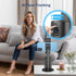 jiangler 360 Auto Face Tracking Tripod Rotating Cell Phone Photo and Video Kits Stand, No App, Camera Stand with Remote