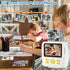 Instant Print Camera for Kids with 3 Rolls Printer Paper, 1080P Toddler Digital Camera Toys, 32GB SD Card, White