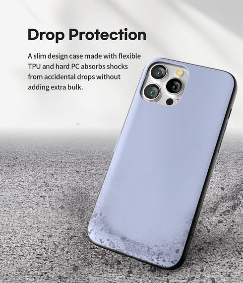 GOOSPERY Magnetic Door Bumper Case for iPhone 13 Pro, Card Holder Wallet, Lilac Purple