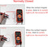 Magnetic Reed Switch NC Surface Mount Wired Door Window Contact Sensor for Home Security (5pcs)