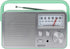 JENSEN MR-750-GR MR-750 Portable AM/FM Radio, Green