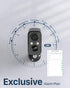 Wireless Outdoor Security Cameras for Home, WiFi Camera with Solar Panel, Battery Powered, Motion Sensor Alarm