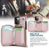 Asuwish iPhone 12 Pro Max Wallet Case: Leather Flip Cover with Zipper Card Holder, Screen Protector, Stand - Rose Gold.