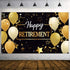 Blulu Extra Large Retirement Party Decorations, Fabric Retire Sign Banner Photo Booth Backdrop with Rope (70.8 x 43.3