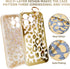 Cheetah Print Ultra Slim IMD Shockproof Wrist Band Kickstand Cover Case for iPhone 13 Pro 6.1-inch (Leopard Skin