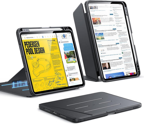ESR for iPad Pro 11 Inch Case (M5/M4) 2025/2024, Vertical Stand Cover, Multi