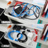 48Pcs Reusable Silicone Cable Ties, Elastic Cord Organizer, Travel Wire Management for Office, Home Desk