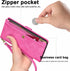 Antsturdy Wallet Case for Samsung Galaxy A32 5G - PU Leather Phone Case with Card Holder, Hot Pink
