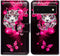 Google Pixel 6 Case, White Tiger Butterfly Leather Flip Wallet Cover with Card Slot and Kickstand