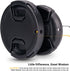 JJC 2-Pack 95mm Center Pinch Front Lens Cap Cover with Elastic Lens Cap Keeper for Tamron SP 150-600mm