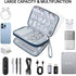 CILLA Electronics Organizer Travel Case, Compact Bag for Cable, Cord, Charger, Phone Accessories