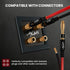 Mygatti 14/2 35FT, 14 2 Gauge Speaker Wire AWG Conductors OFC Pure Copper Electrical Red Black Cable for Car Speakers