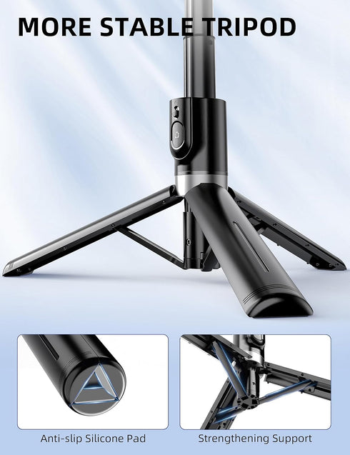 SelfieShow 41'' 4 1 360 17/16/15/14/Android Selfie Stick Tripod, Extendable Portable in Aluminum Phone Tripod
