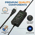 FDALUMIS 12V 6A 72W 100-240V 50-60Hz 12 6 5.5mm 2.5mm 12V 72W Power Supply Adapter, AC/DC Transformer to Volt Amp